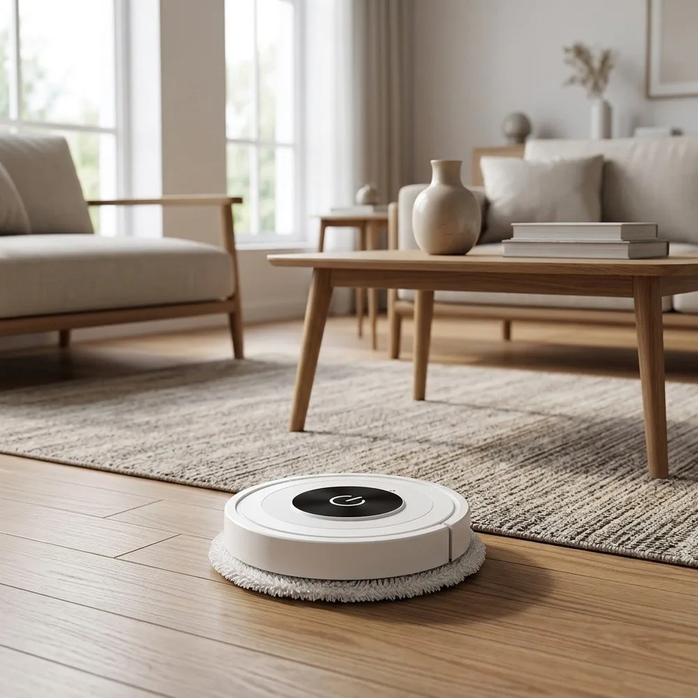 Silent Robotic Vacuum Cleaner Mapping Auto Sweep Mop For Living Room Floor Home Cleaning Tool Accessories