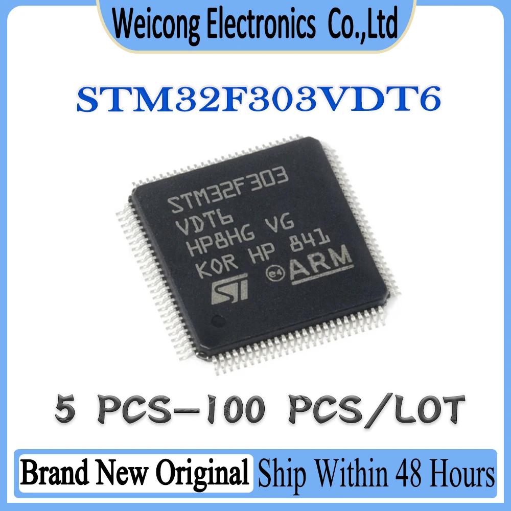 STM32F303VDT6 STM32F303VDT STM32F303VD STM32F303V STM32F303 STM32F STM32 STM New Original IC MCU Chip LQFP-100