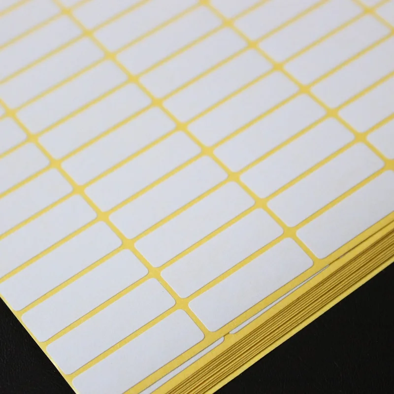 9x16mm Blank White Sticker Labels Small Paper Adhesive Label Stickers Writable Note Sticker Tag Crafts