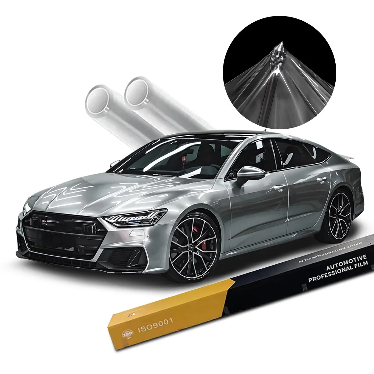 

7,5 мил самовосстанавливающаяся глянцевая Ppf Tph материал, защитная пленка для краски кузова автомобиля, защита от царапин, 1,52x15 м, прозрачная виниловая автомобильная пленка Pro Ppf