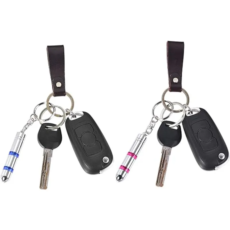 Anti-Static Keychain Car Body Static Eliminator Discharger Antistatic Rod Portable Keychain Eliminator High-Voltage Portable Key