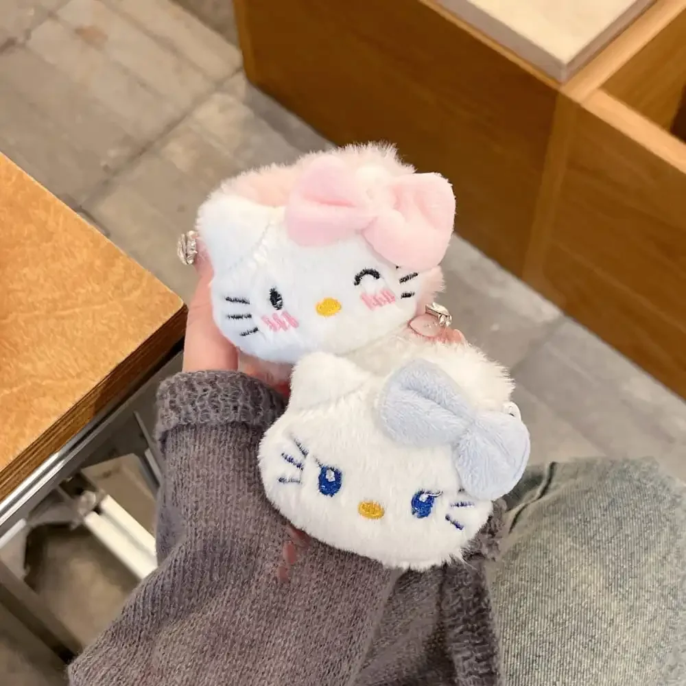 Cute Cartoon Anime Role Hello Kitty Earphone Protective Case for AirPods 1 2 3 Pro 2rd Soft Lovely Plush Anti-fall Protect Cover