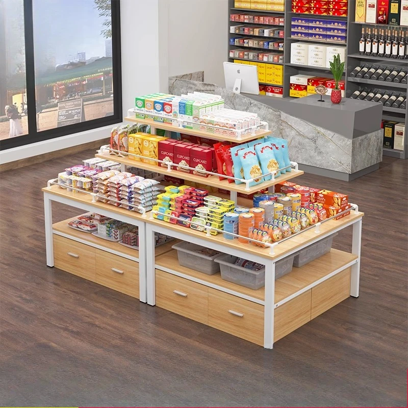 Supermarket Nakajima Display Cabinet Cosmetics Promotion Desk Shoe Display Shelf Stationery Shelf Display Desk