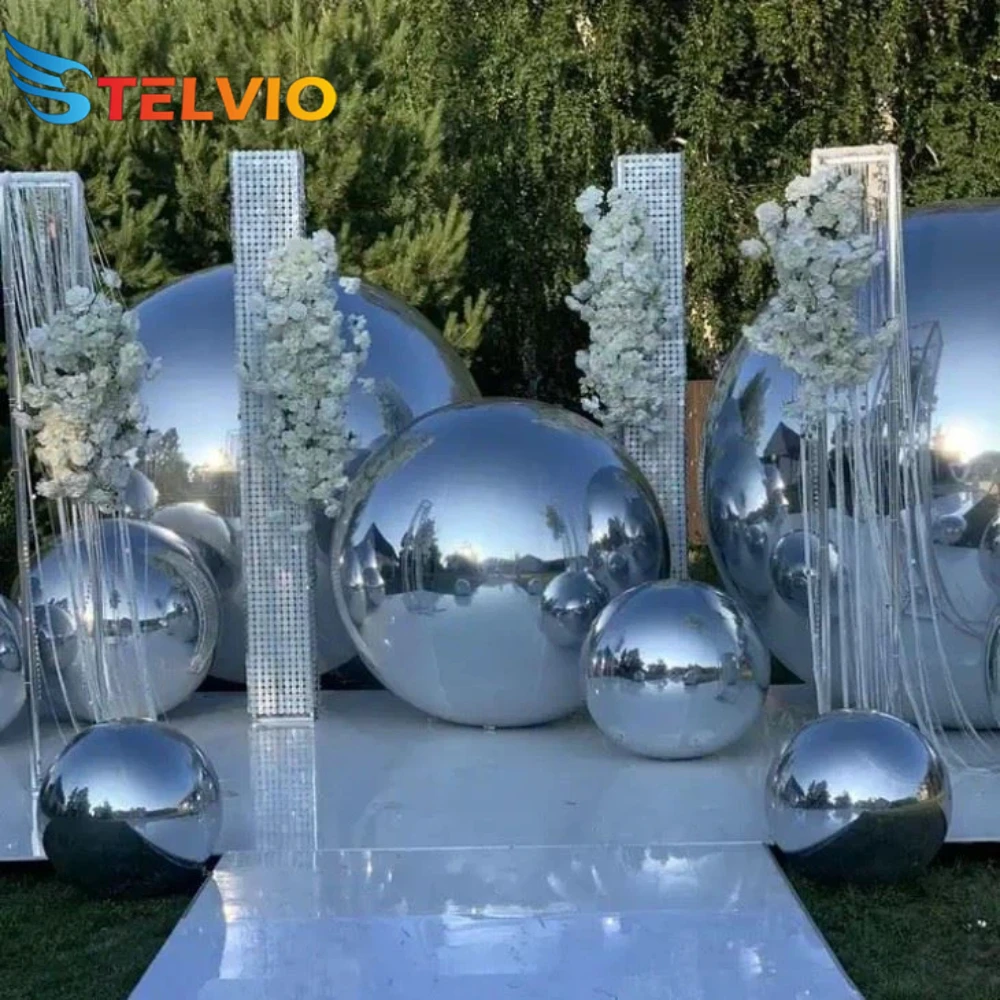 Manufacturer Custom Giant Inflatable Mirror ball PVC Inflatable Party Mirror Ball Sphere Inflatable Mirror Balloon for sale