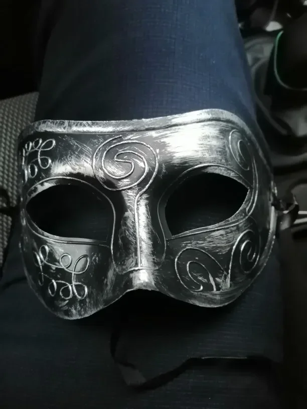 Impreza z okazji Halloween Cosplay maskarada Retro maska anonimowy facet mężczyzna łakuje przebranie kostiumy dla dorosłych akcesoria Macka maskary