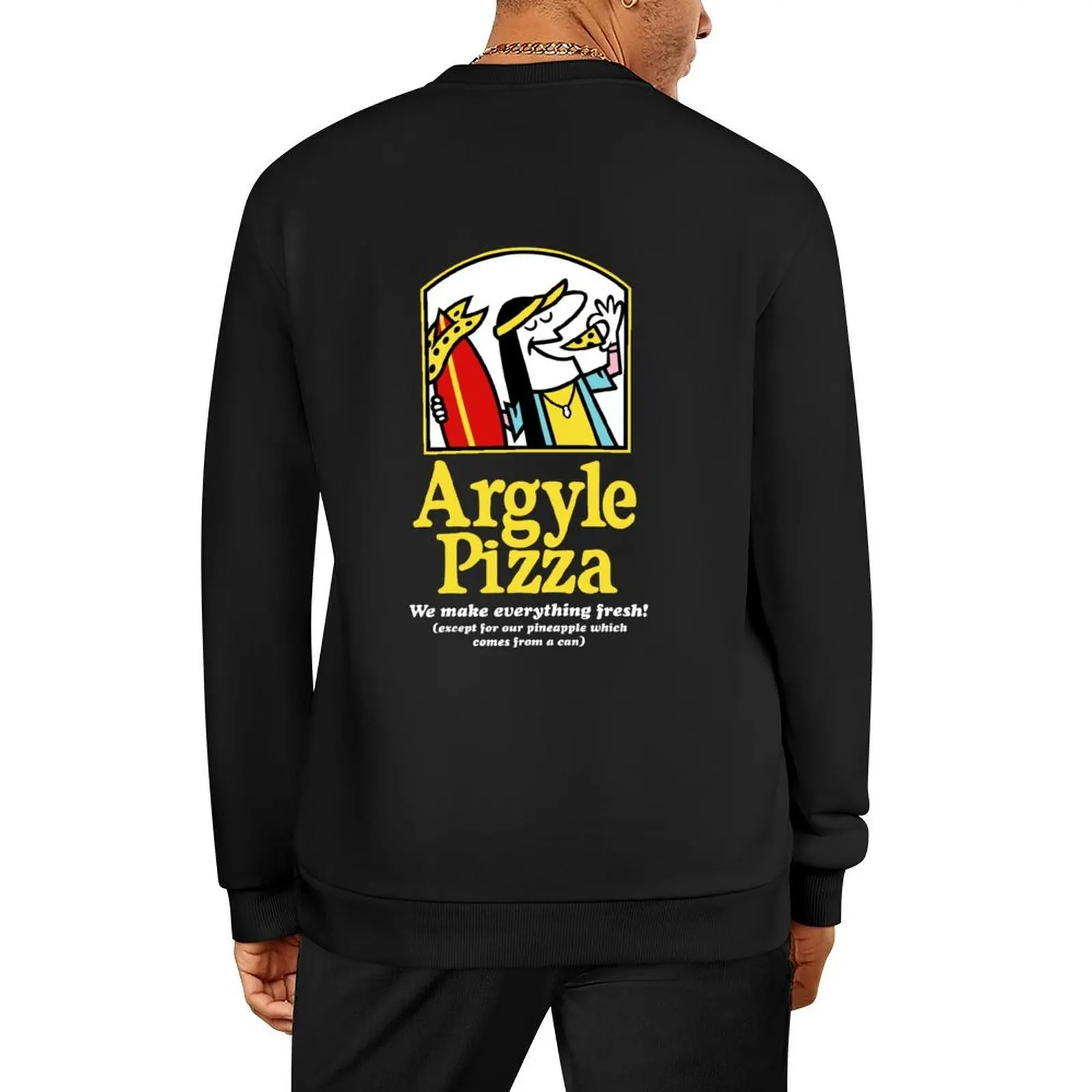 

Argyle Fresh Pizza v2 Pullover tracksuit mens designer clothes men wear mens clothing oversize sweatshirts