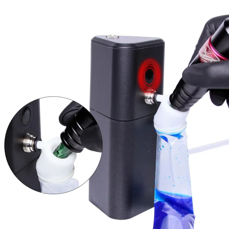 

Efficient tattoo needle cleaning machine with flowing water washing system for cartridge needles ideal for professional tattoo