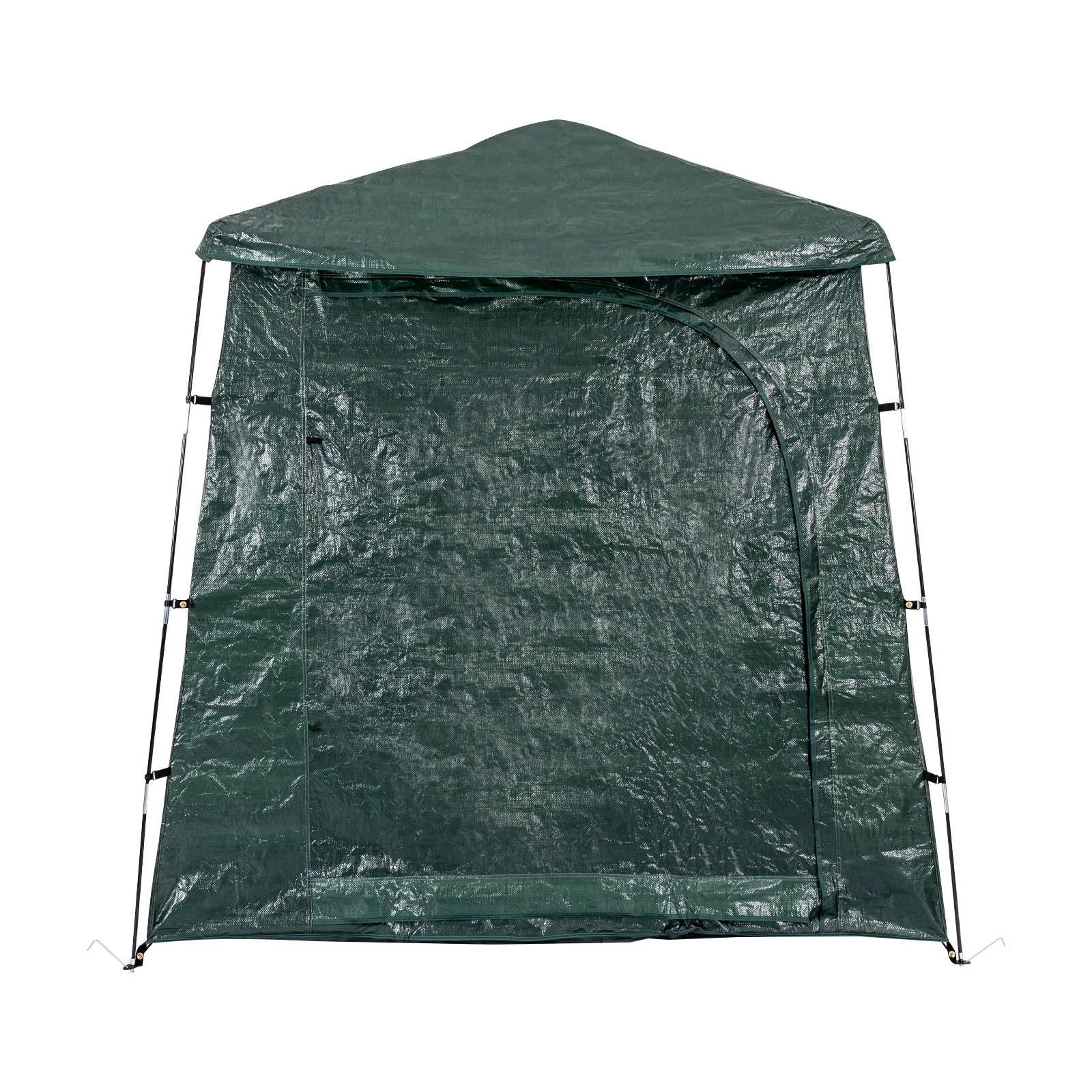 Tenda dobrável impermeável para Jardim e Bicicleta, Shed Kit, Abrigo Estável, Armazenamento ao ar livre, Verde