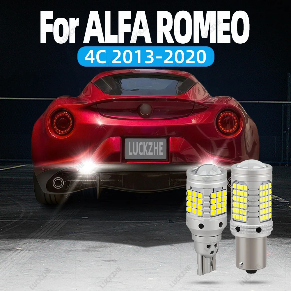 

2 шт. для Alfa Romeo 4C Spider 2013-2015 2016 2017 2018 2019 2020 автомобильный светодиодный фонарь заднего хода Canbus резервный фонарь заднего хода