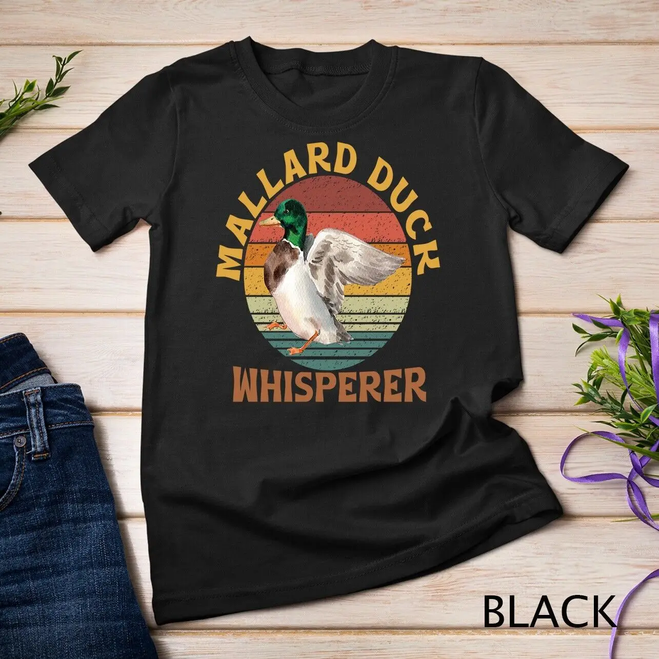 Funny Waterfowl Wild Birds Mallard Duck Whisperer Unisex T-shirt