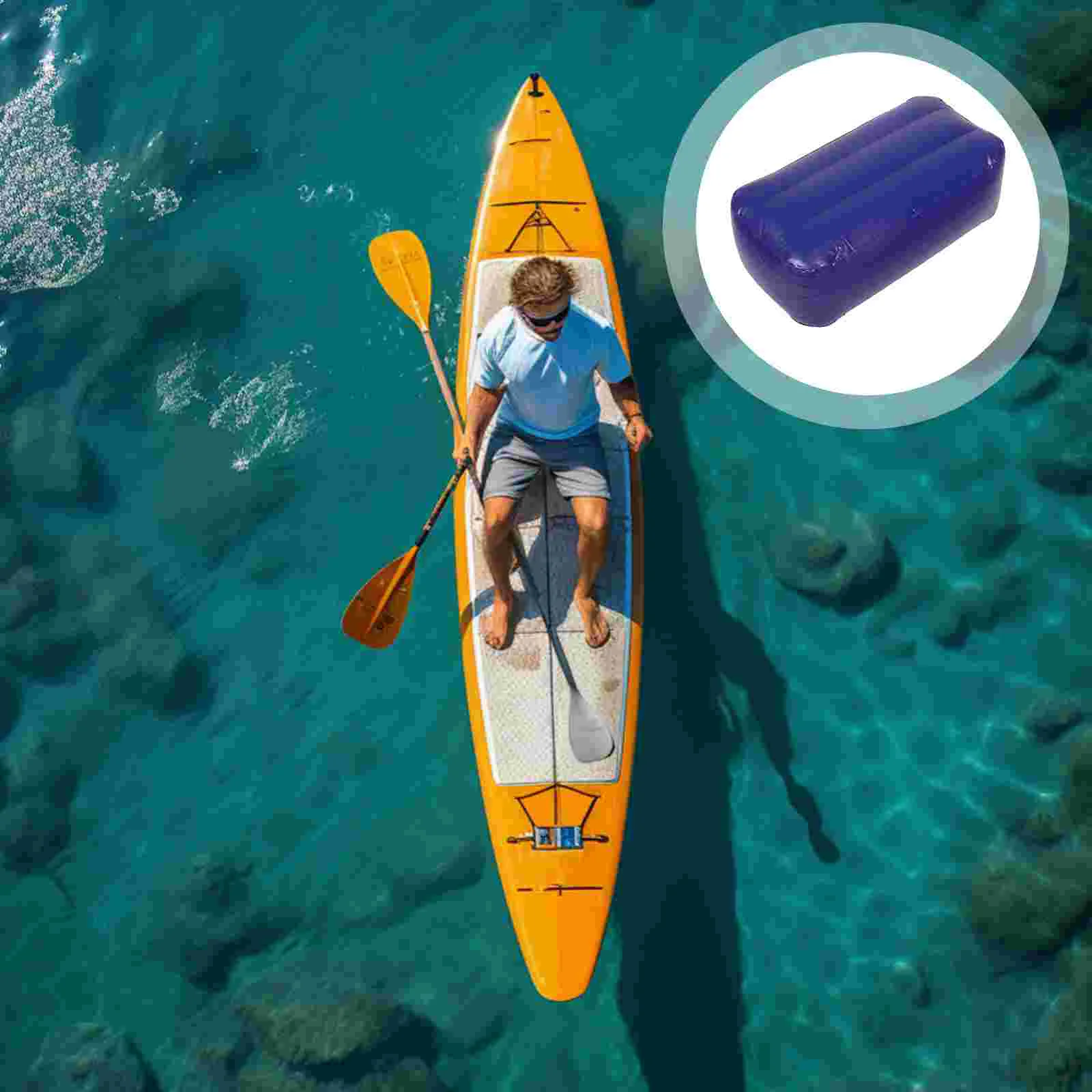 

Inflatable Rubber Boat Cushion Seat Outdoor Boats Dedicated Fishing Pad Pvc Bench Kayak Portable Individual
