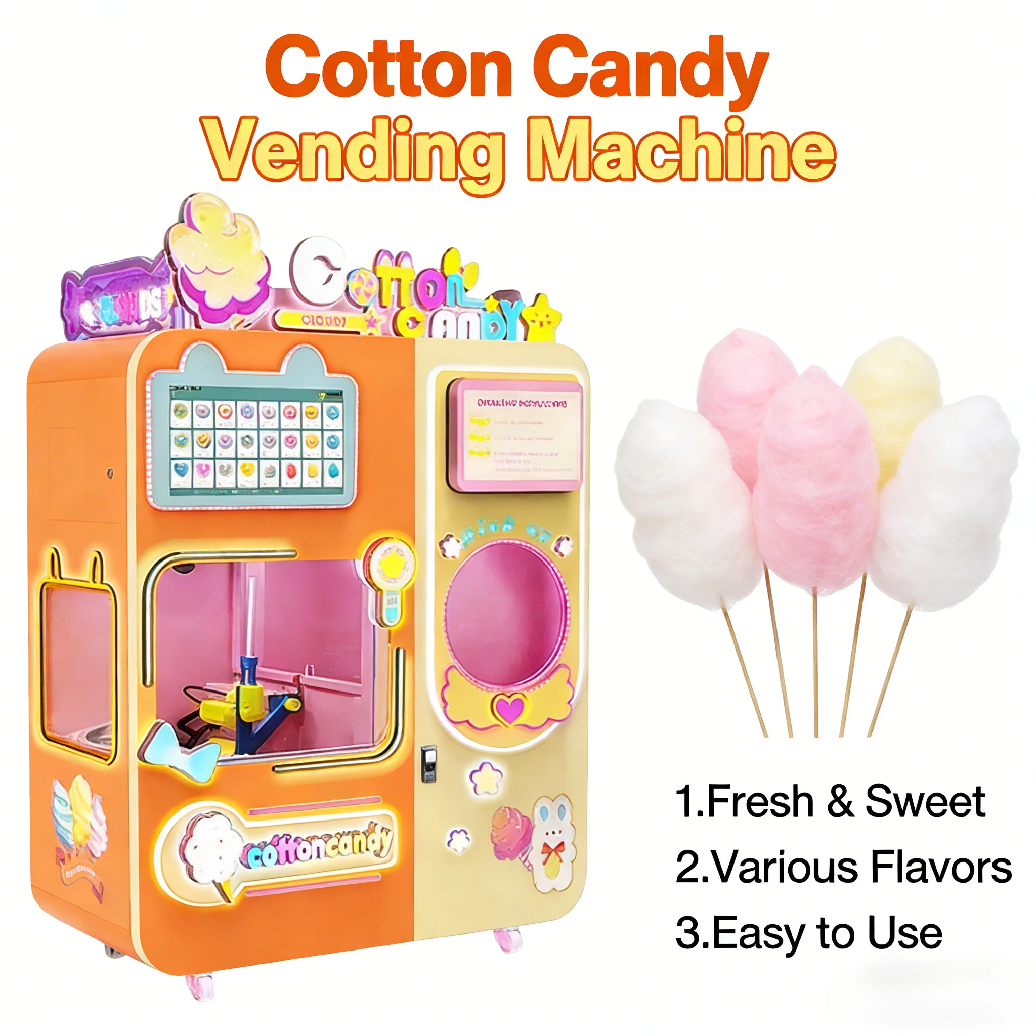Customized Hot Sale Portable Cotton Candy Machine - Compact And User-Friendly For Events And Parties