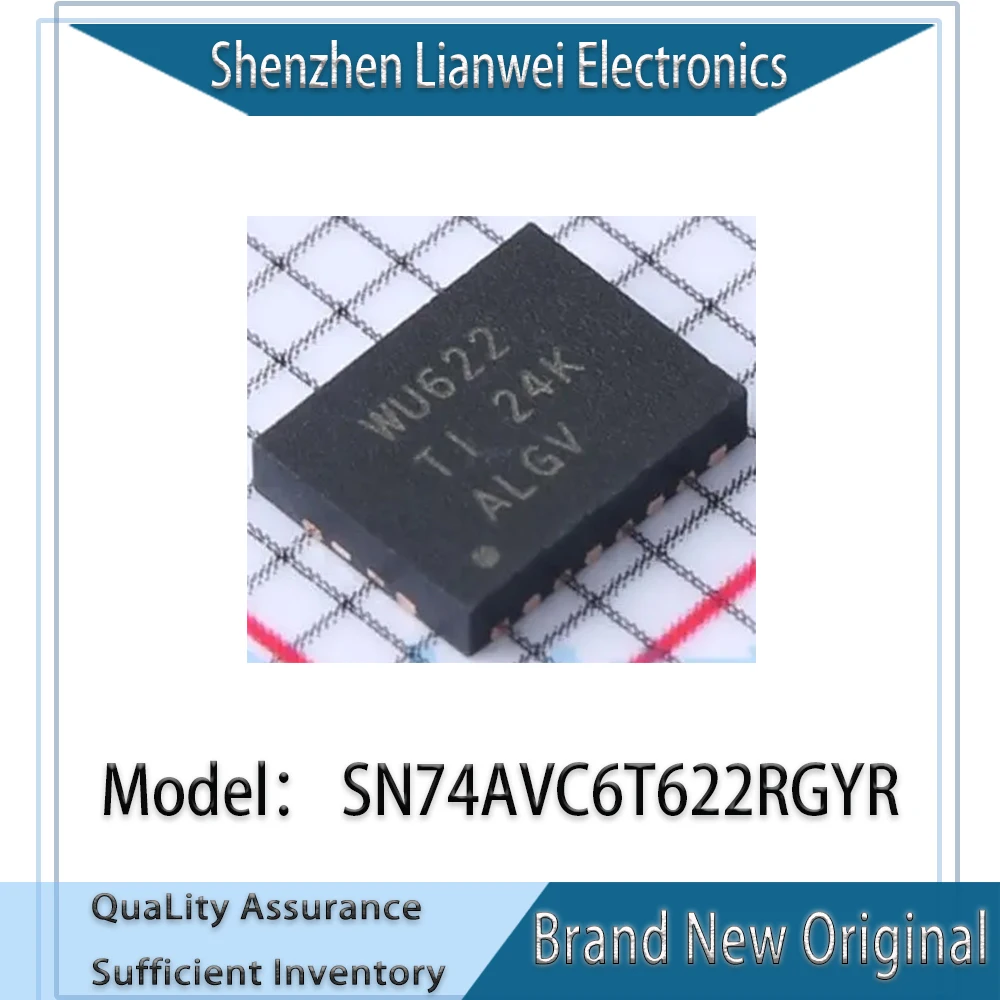 

100% New Original WU622 SN74AVC6T622RGYR IC Chipset VQFN-20