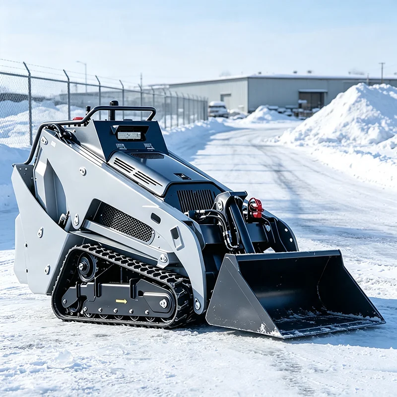Compact Skid Loader Diesel Skid Steer Loader Quick Attach System with Standard Bucket for Building Projects