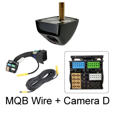 Dynamische achteruitrijcamera voor VW Golf Tiguan Skoda Octavia Superb Kamiq Audi A3 Q2 Q3 Seat Leon | OEM-scherm | Plug & Play