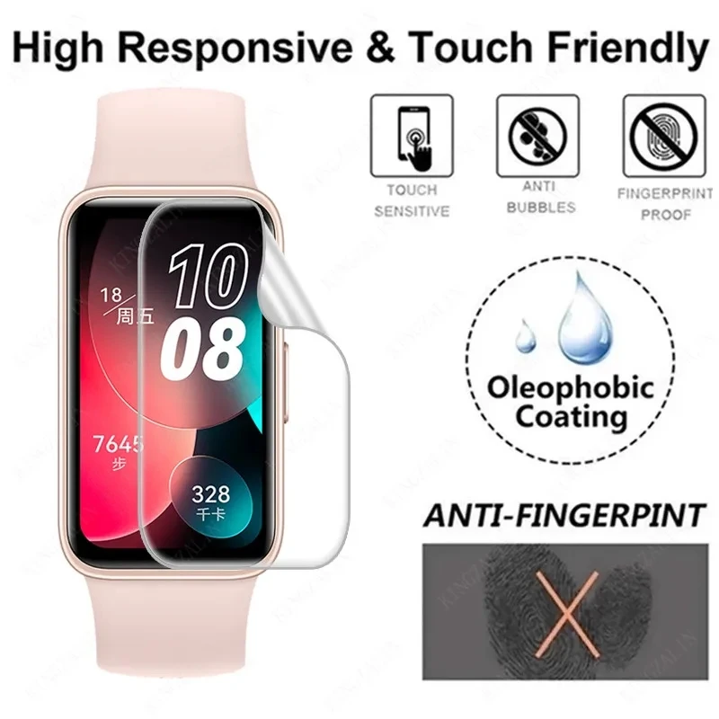 Hydrogel Film for Huawei Band 9 8 7 6 pro Protective Film Smart Band Full Curved Screen Protector for Huawei Band 8 9 Not Glass