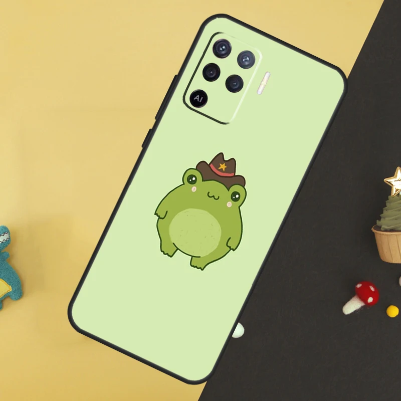 الضفدع لوح التزلج لطيف Kawaii الحال بالنسبة ممن لهم A5 برو A6 A15 A16 A76 A96 A17 A57 A98 A58 A78 A18 A38 A54 A74 A94 A40 A60 A80 #4