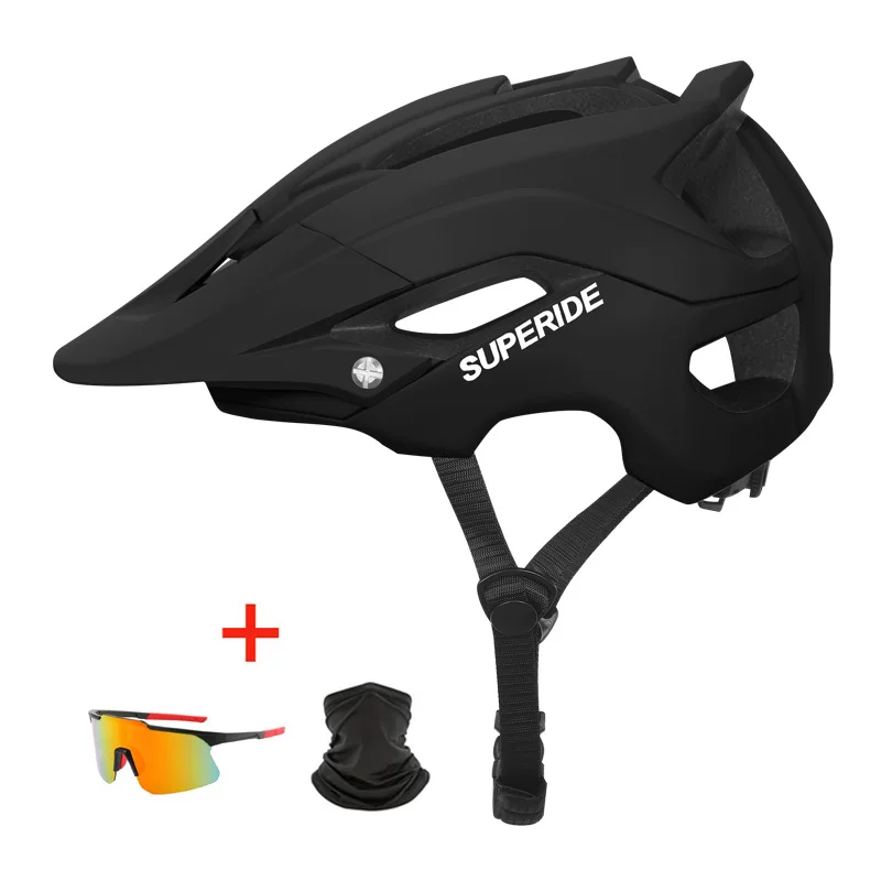 Supererde – casque de vélo de vtt pour l\'extérieur DH, casque de vélo de route moulé intégralement, casque de vélo de montagne ultraléger pour la