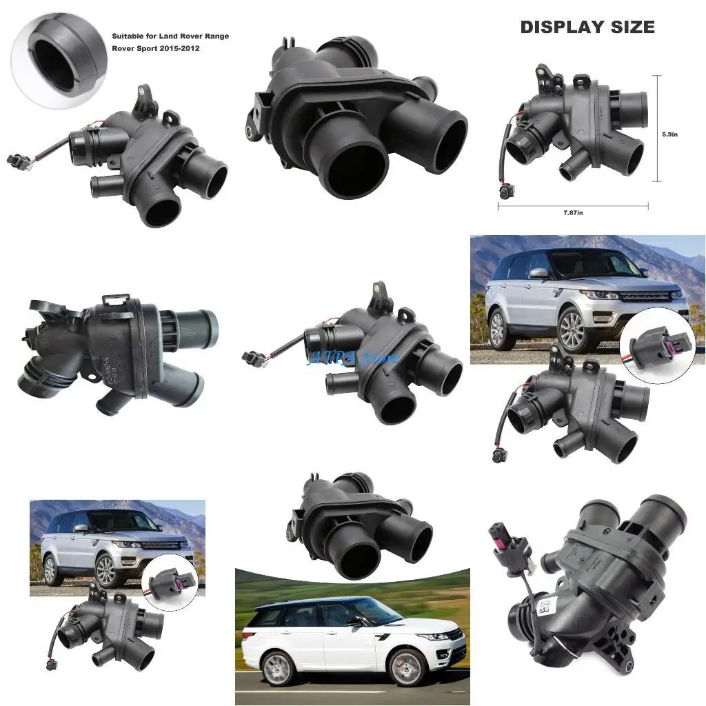 

U13C Abrasion Resistant Car Engine Coolant Thermostat Housing Cover Assembly Climate Control Suitable for Discovery LR117568