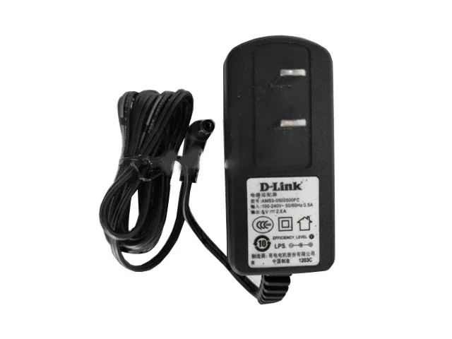 

Power Adapter AMS3-0502500FC, 5V 2.5A, Barrel 5.5/2.1mm, US 2-Pin Plug