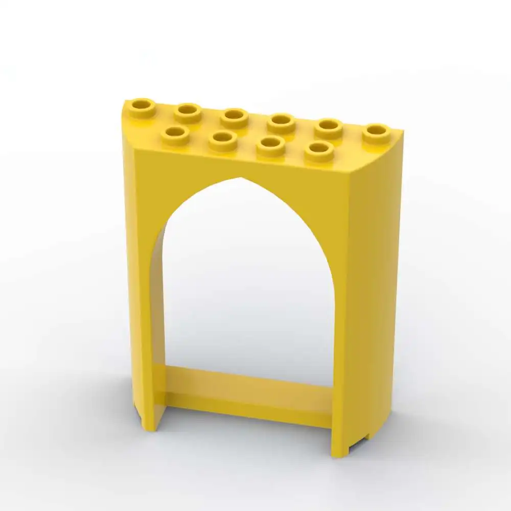 MOC 1PCS 35565 Panel 2x6x6 Building Blocks WIth Pointed Arch House Castle Bricks Creative Toys Adults Boys Holiday Children Gift