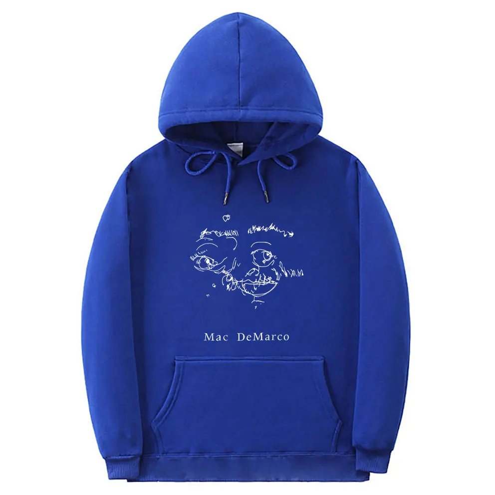 Mac Demarco One Wayen G Album Graphic Hoodie Male Lndie Pop Rock Alternative Music Tracksuit Men Women Fashion Oversized Hoodies