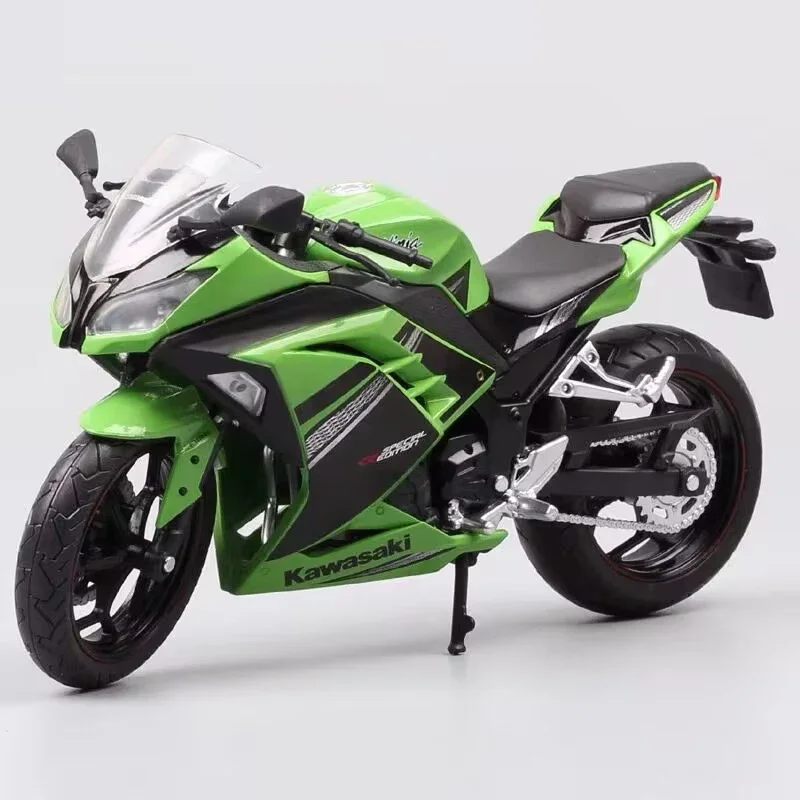 

Модель спортивного мотоцикла Kawasaki Ninja 1/12 из сплава, модель литая металлическая уличная гоночная модель мотоцикла, высокий симулятор, детская игрушка в подарок, 250