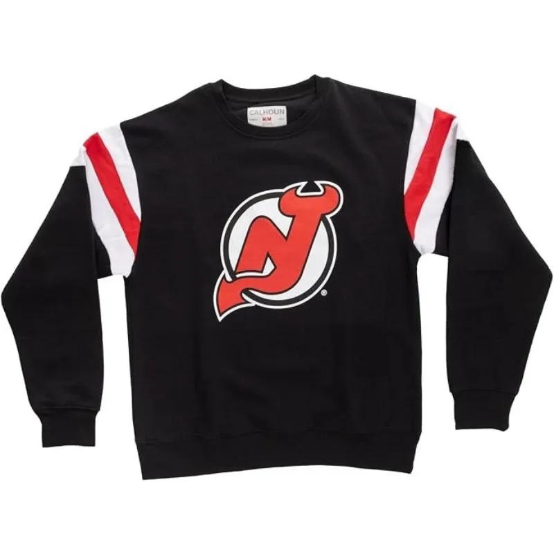 Unisex Ice Hockey Fan Crewneck Sweatshirt 3D Retro Hockey Team Inspired Pullover Long Sleeve Casual Street Top Sport Sweat Top