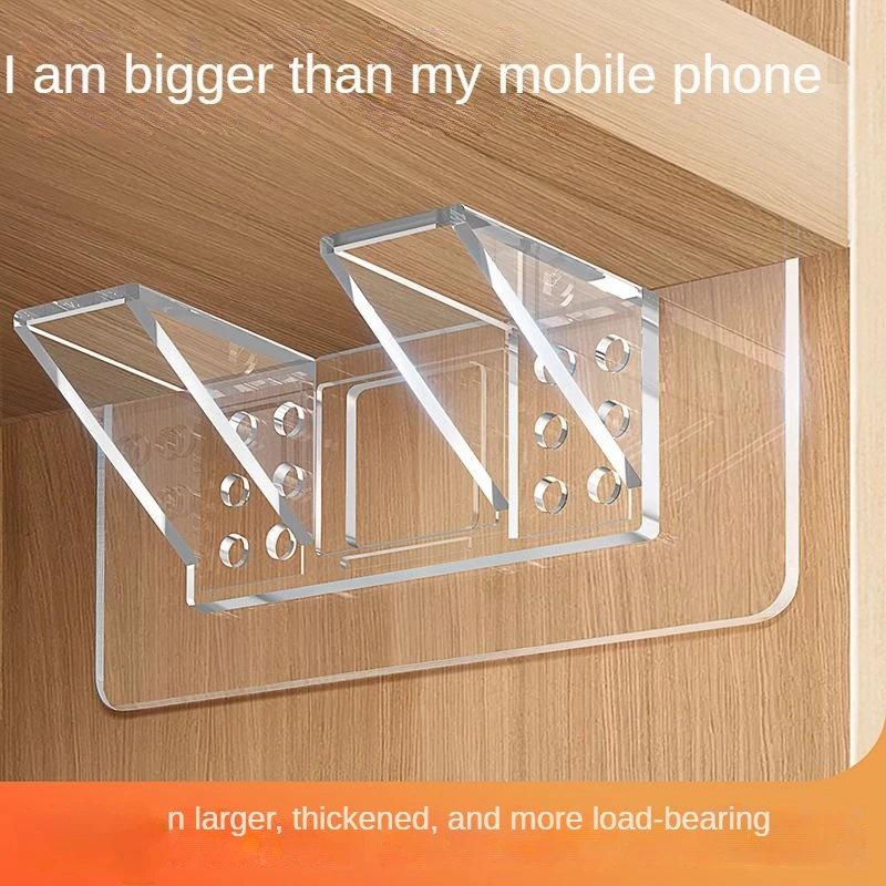 6/12 قطعة أوتاد دعم الرف ، مقاطع ذاتية اللصق لخزانة أرفف الكتب خزانة بين قوسين اللوح طبقة خزانة خزانة المساعد #5