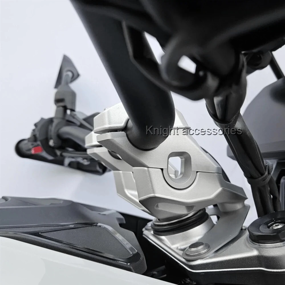 R 1300GS Handlebar Offset Risers For R 1300 GS R1300GS GS1300 Trophy Lifting Aluminum Handlebar Clamp Extend Adapter 2024-