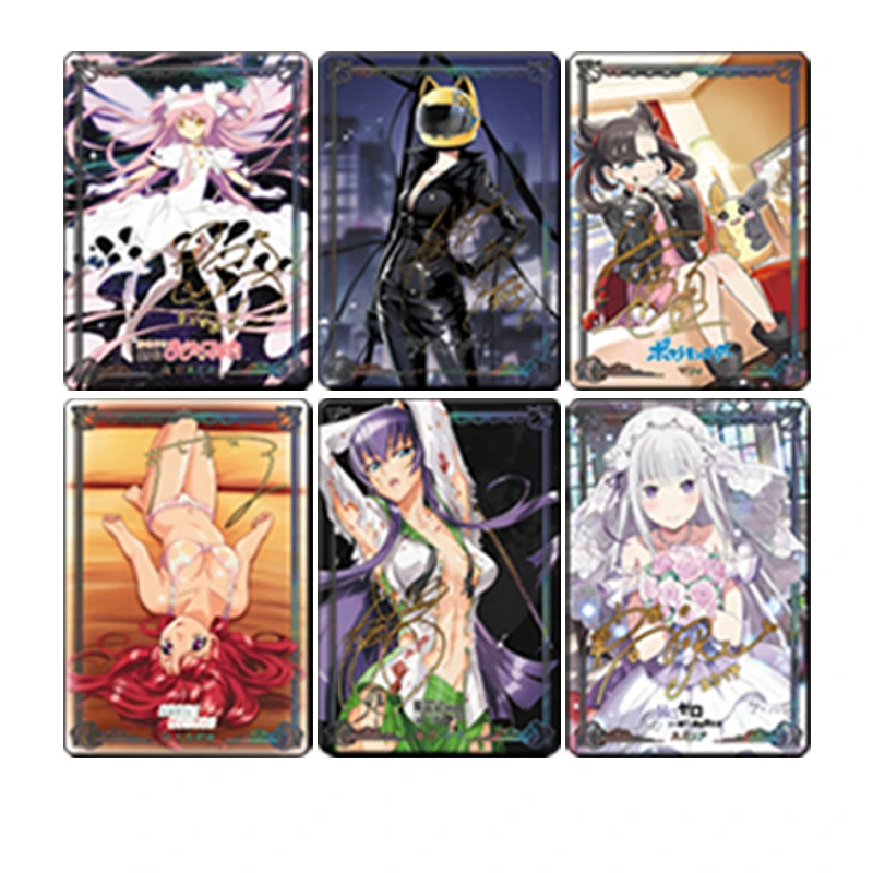 Diy Anime Goddess Story Kaname Madoka Asuka Langley Soryu Marnie Collectible Cards Christmas Birthday Gifts Children's Toys