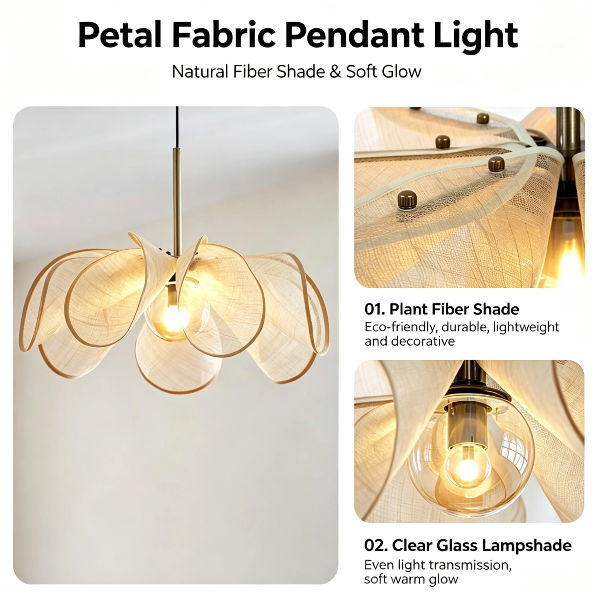 Lampe suspendue en tissu Wabi  - Home Of The Year Bathroom avis et prix