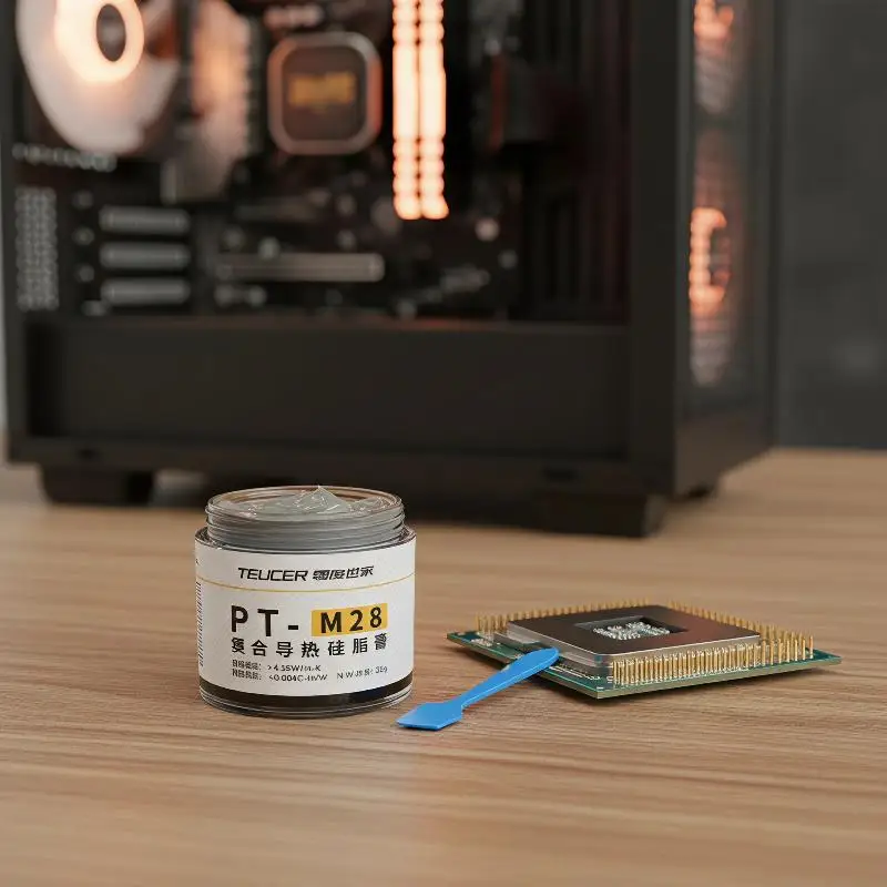 PT-M28 Thermal Grease Composite Thermal Conductive Silicone Grease Heat Sink Computer CPU Thermal Plaster