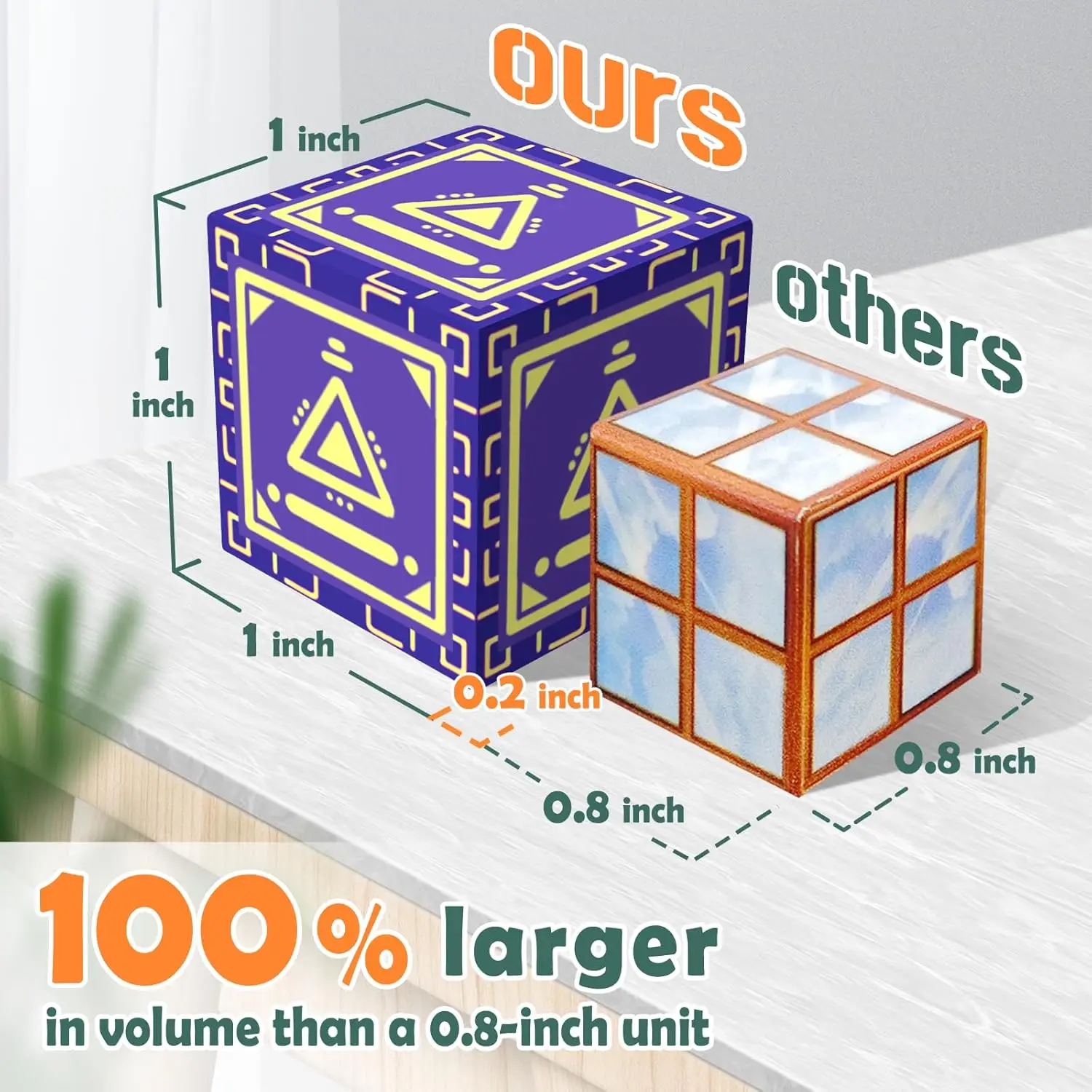 49-160個の磁気ブロック（磁気キューブ） – 3歳以上のお子様向けのSTEM玩具。 積み重ね可能、男の子と女の子へのハロウィーン/クリスマスのギフトに最適です。