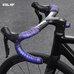 New ESLNF Road Bike Handlebar Tapes Shock-absorbing Cycling Anti-slip Handlebar Bar Tape Wear-Resistant Bicycle Strap Bikes Belt