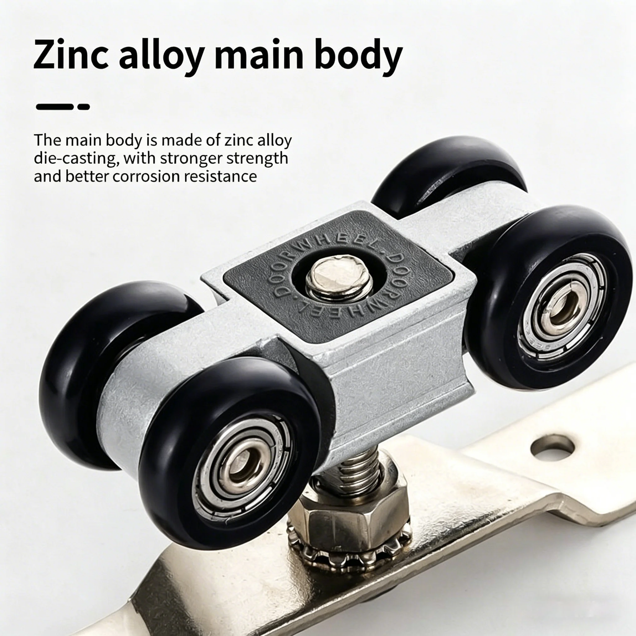 

Soft Close Sliding Door Hardware Kit, 2/3/4/5 Panel Door Roller Track With Buffer, Full Set For Kitchen Cabinet Closet Doors