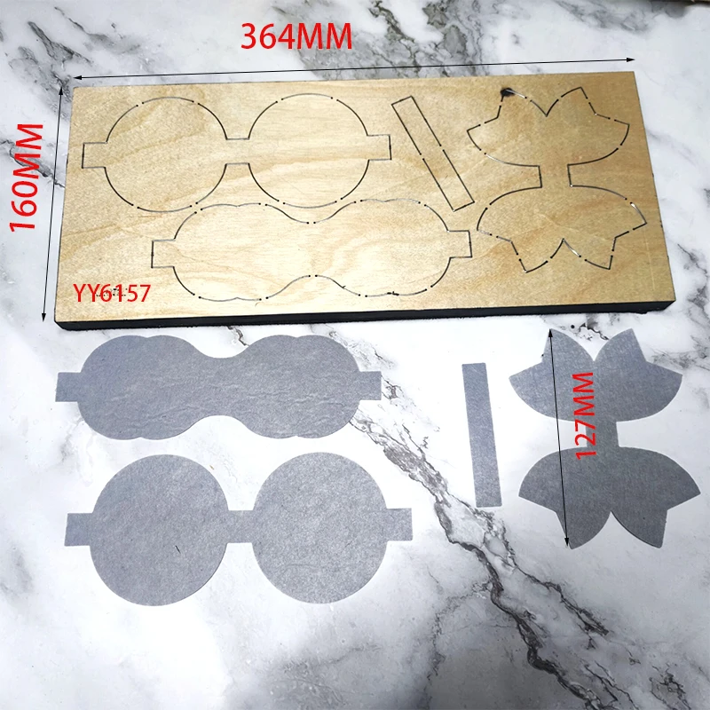 

New bow mold knife model YY6157 is suitable for all cutting machines on the market die cuts