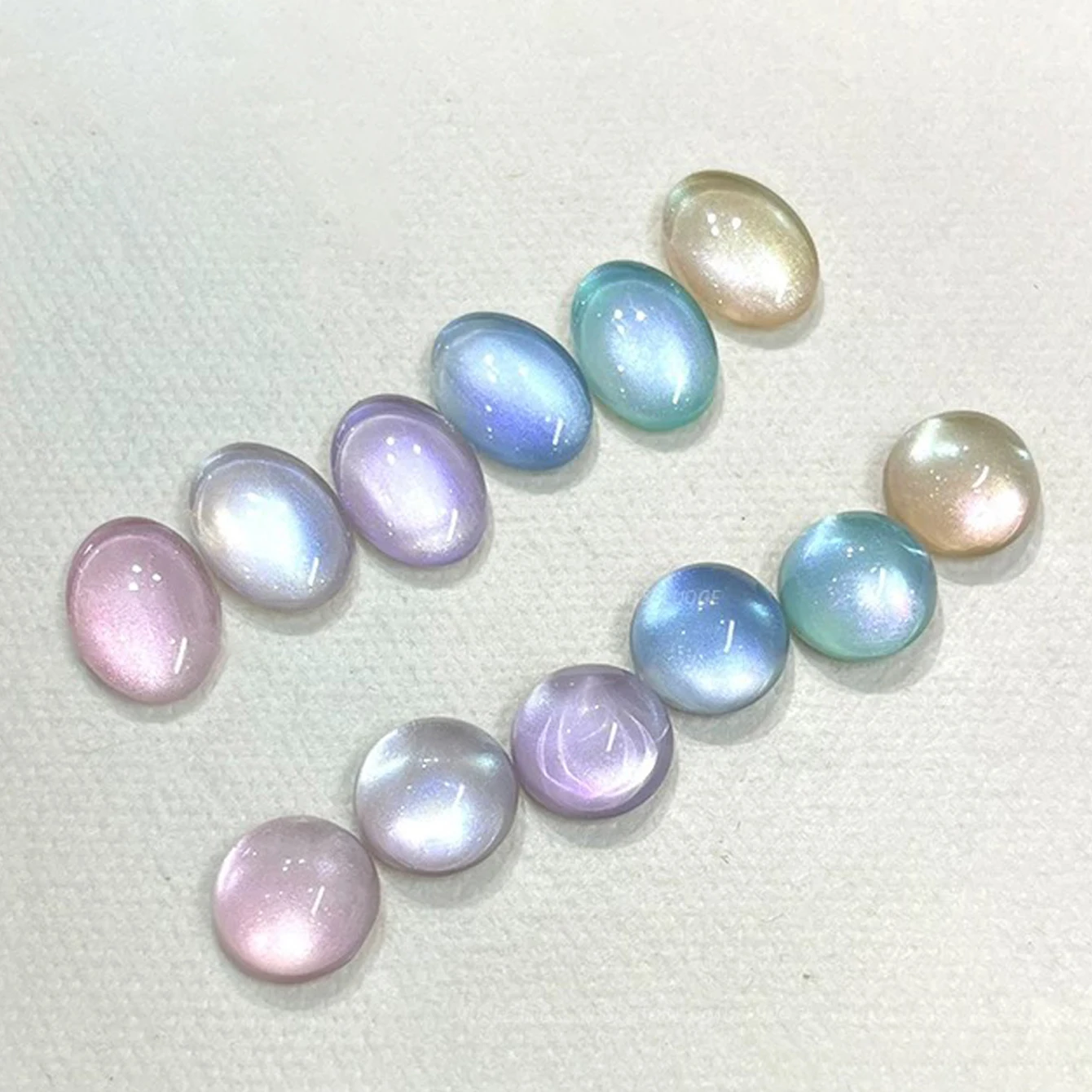 1-6 uds 12ML sirena ojo de gato serie esmalte de uñas en Gel 2025 verano y otoño púrpura azul rosa cuentas de vidrio suministros para decoración de uñas