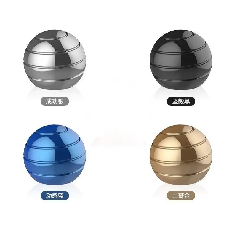 Hot selling fully disassembled desktop ball transport gyroscope fingertip rotation gyroscope decompression toy