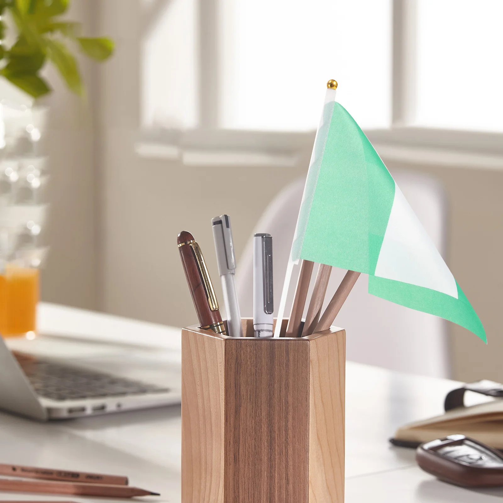 20 قطعة أعلام محمولة مقاومة للاهتراء من البوليستر لتزيين الحفلات والحدث الرياضي والأعلام الوطنية للاستخدام الداخلي في الهواء الطلق #1