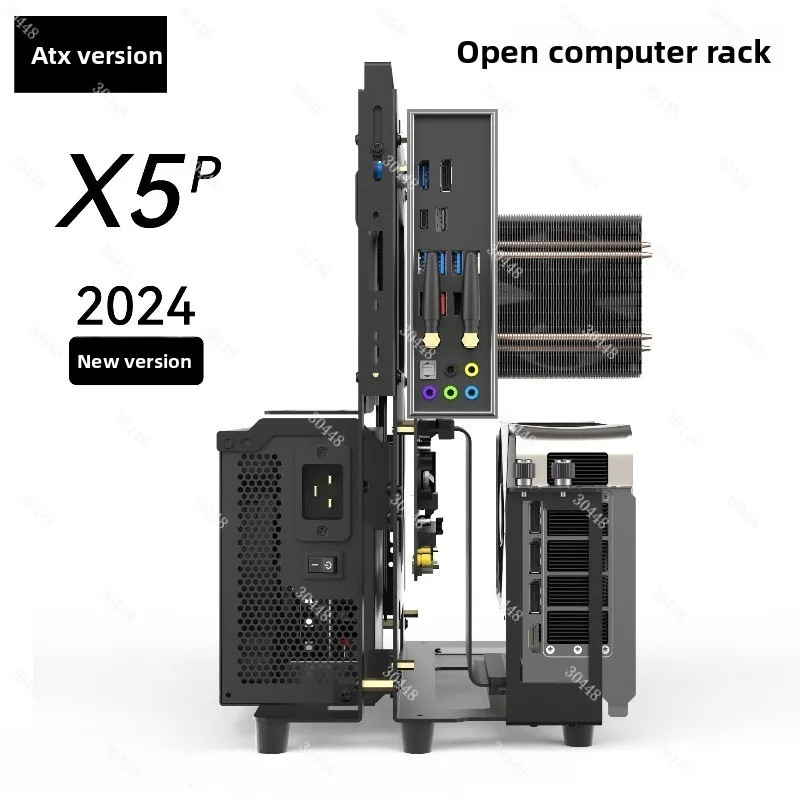 حافظة كمبيوتر بإطار مفتوح ATX KooZero IceShip X5P 2024 حافظة سطح المكتب #5