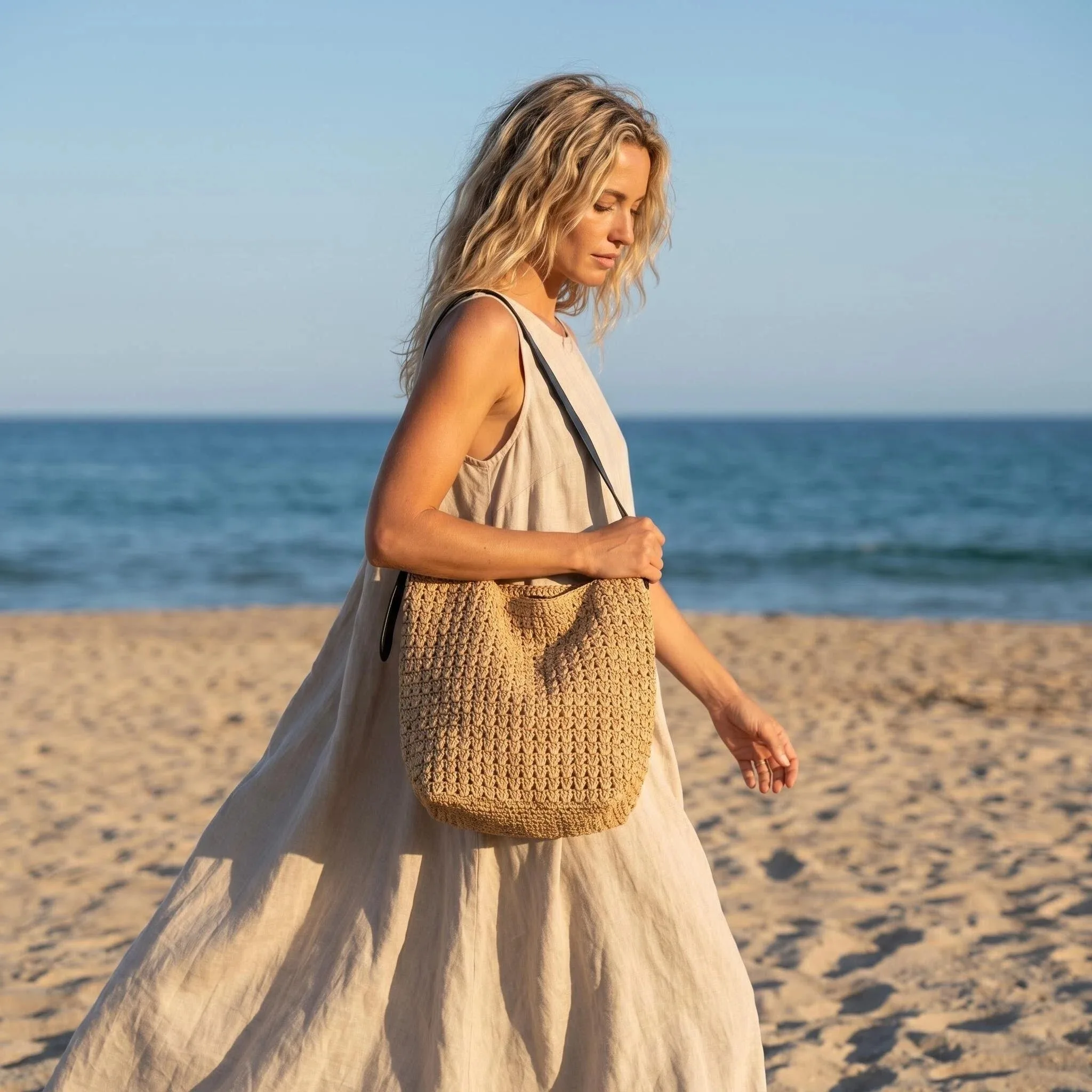 Sac seau en raphia naturel pou - Women'S Raffia Bags avis et prix