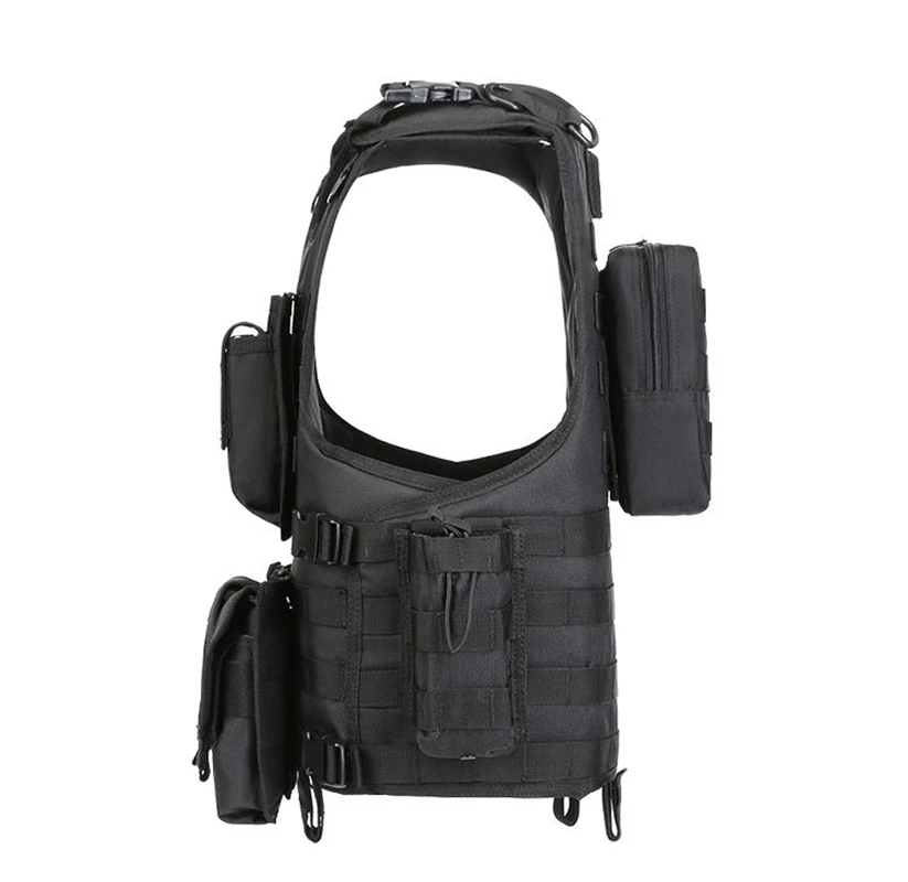 Military tactics Vest Amphibious Buckle Vest Military Hunting Air Gun Equipment Airborne Magazine CS Protective Light Vest