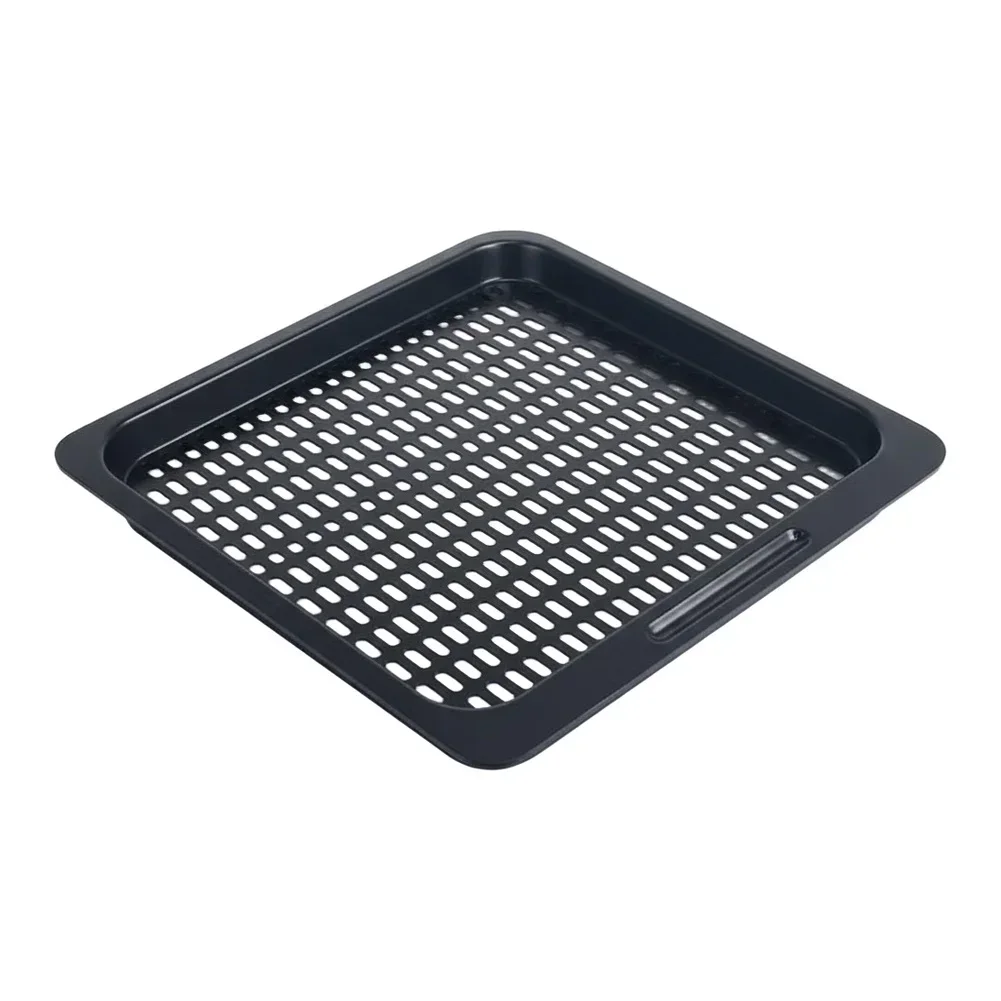 Perforated Plate Air Fryer Tray For Home Kitchen Cooking Tray Perforated Design Even Heat Distribution Non-stick Coating