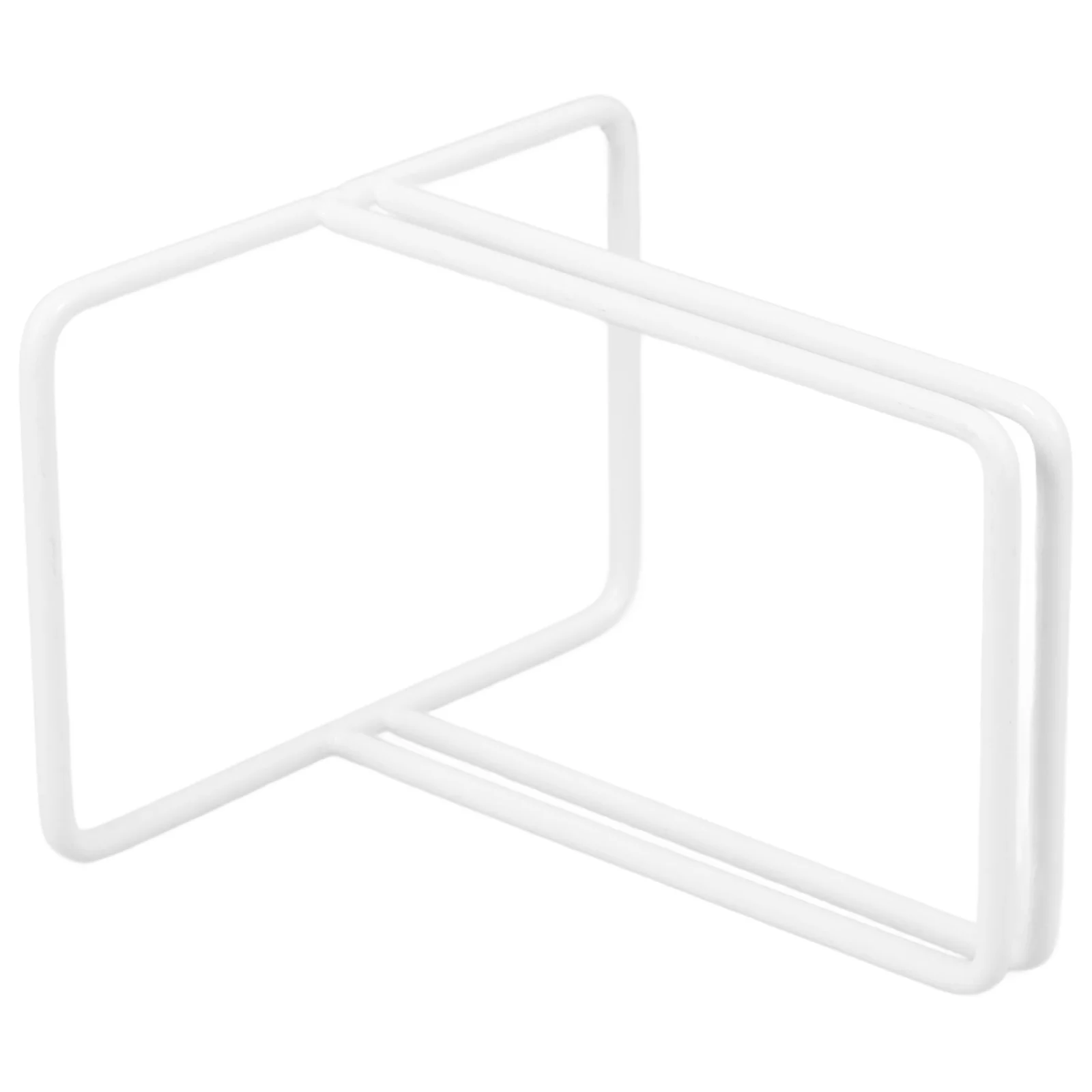 Desktop Stand Iron Grid Base Partition Bracket for Office Practical Screen Clip Convenient Panel White Divider Work Support