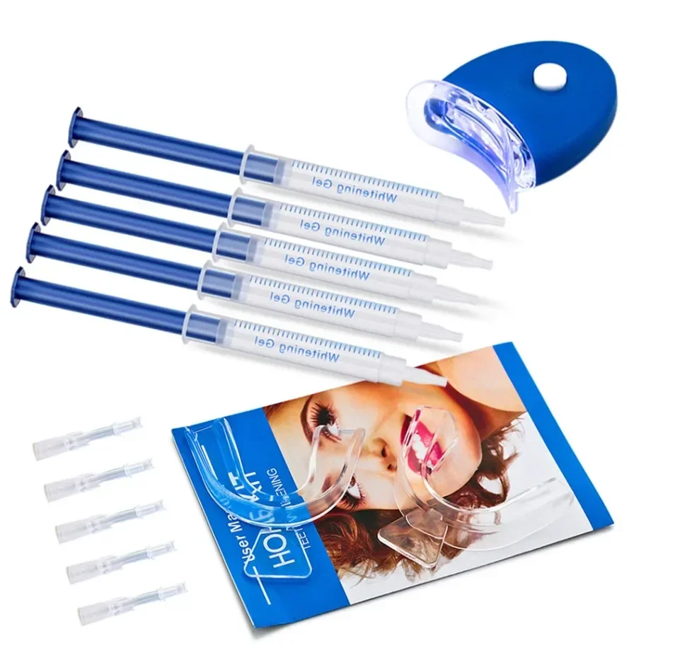 Dentes Whitening Gel Kit, 44% Peróxido, Sistema de branqueamento dental, branqueador dental oral, Ferramentas de dentes brancos, Drop Ship