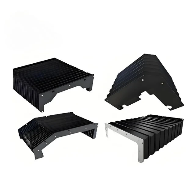 

Высококачественный аккордеонный щит для станка с ЧПУ, линейная направляющая, телескопическая защита с компонентами сердечника двигателя и сильфонной крышкой