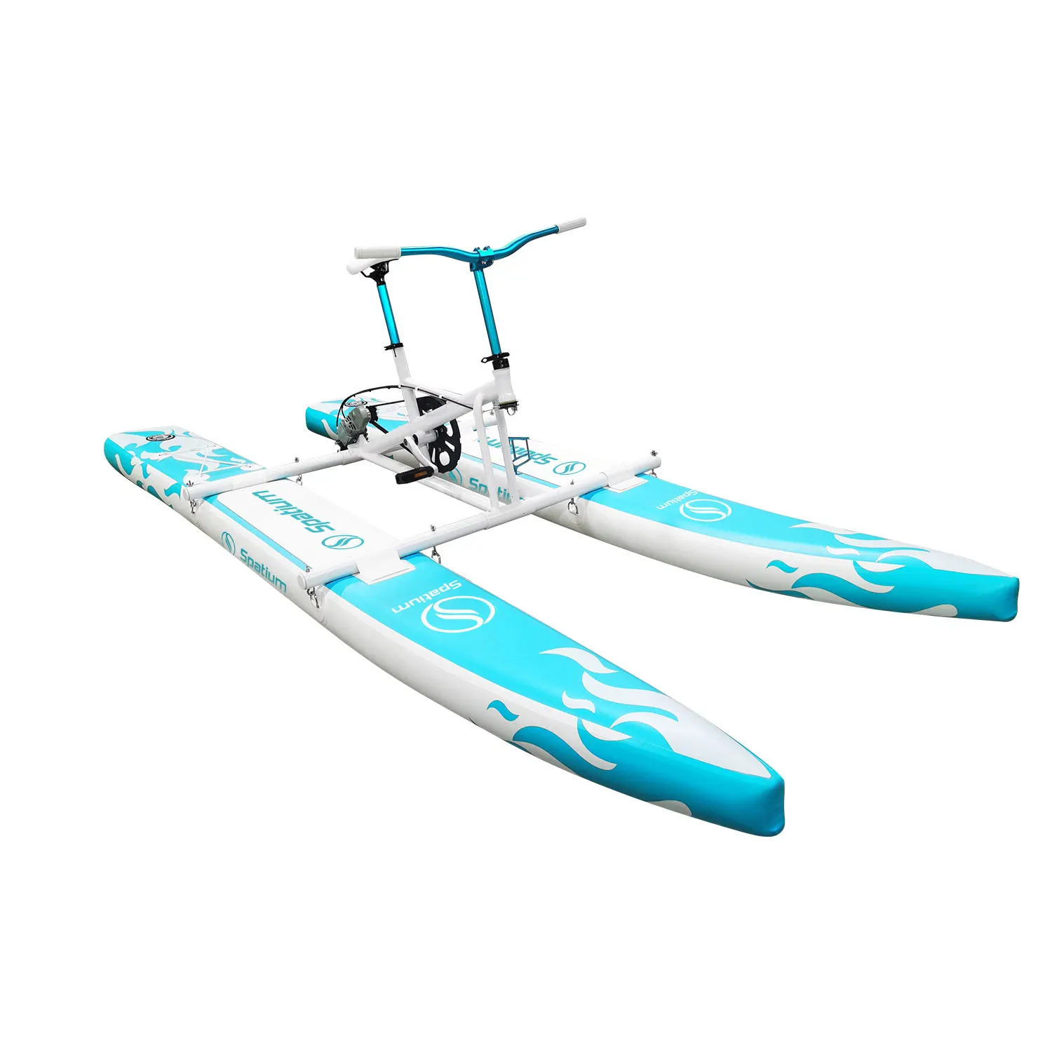 Spatium Sup Water Bike 3.0 Inflatable Pedal Boat Inflatable Pedal Kayak Water Bikes for Lake Fishing Pedal Boat More Stable