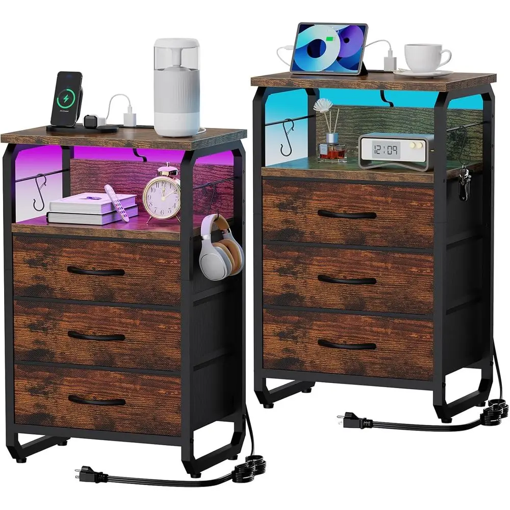 Tall Nightstand Set…