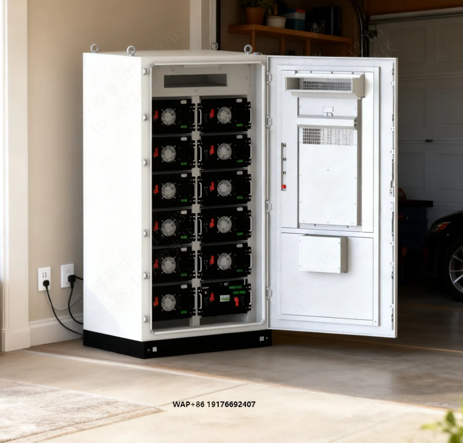 Solar Power System with Integrated Lithium Battery and Inverter HV-51.2V200Ah  Residential Indoor Installation